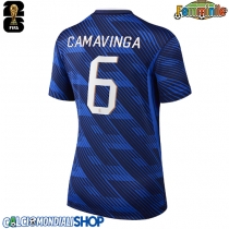 Maglie da calcio Francia Eduardo Camavinga #6 Prima Maglia Femminile Mondiali 2026  Manica Corta